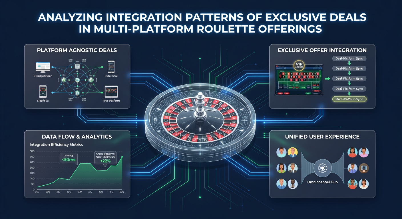 Visualization of exclusive roulette deal integrations across multiple gaming platforms showing data flows and network connections