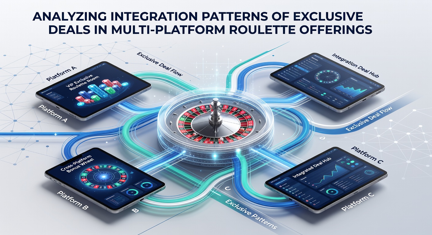 Detailed chart displaying integration metrics for exclusive roulette deals across interconnected platforms with trend lines and regional breakdowns