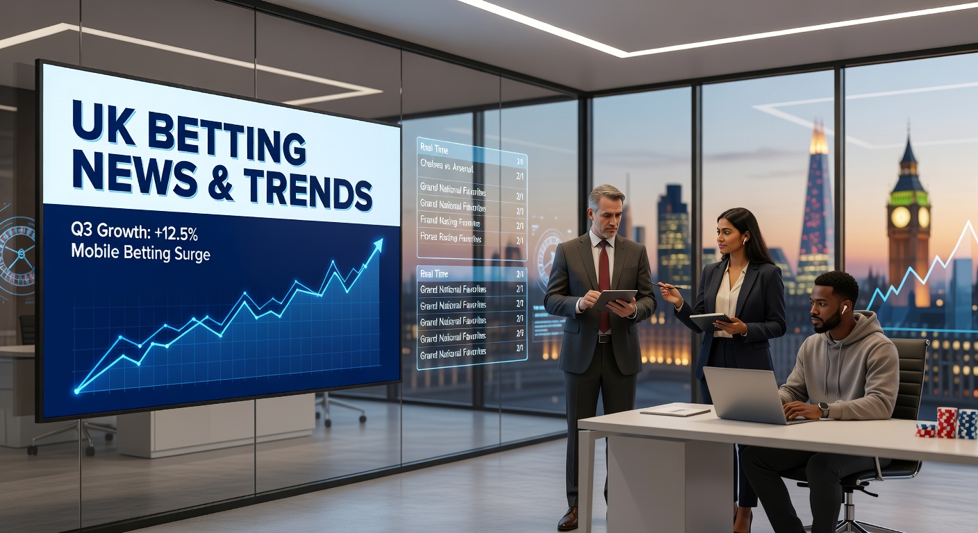 Chart illustrating the sharp rise in UK gross gambling yield for Q4 2024, highlighting sector breakdowns