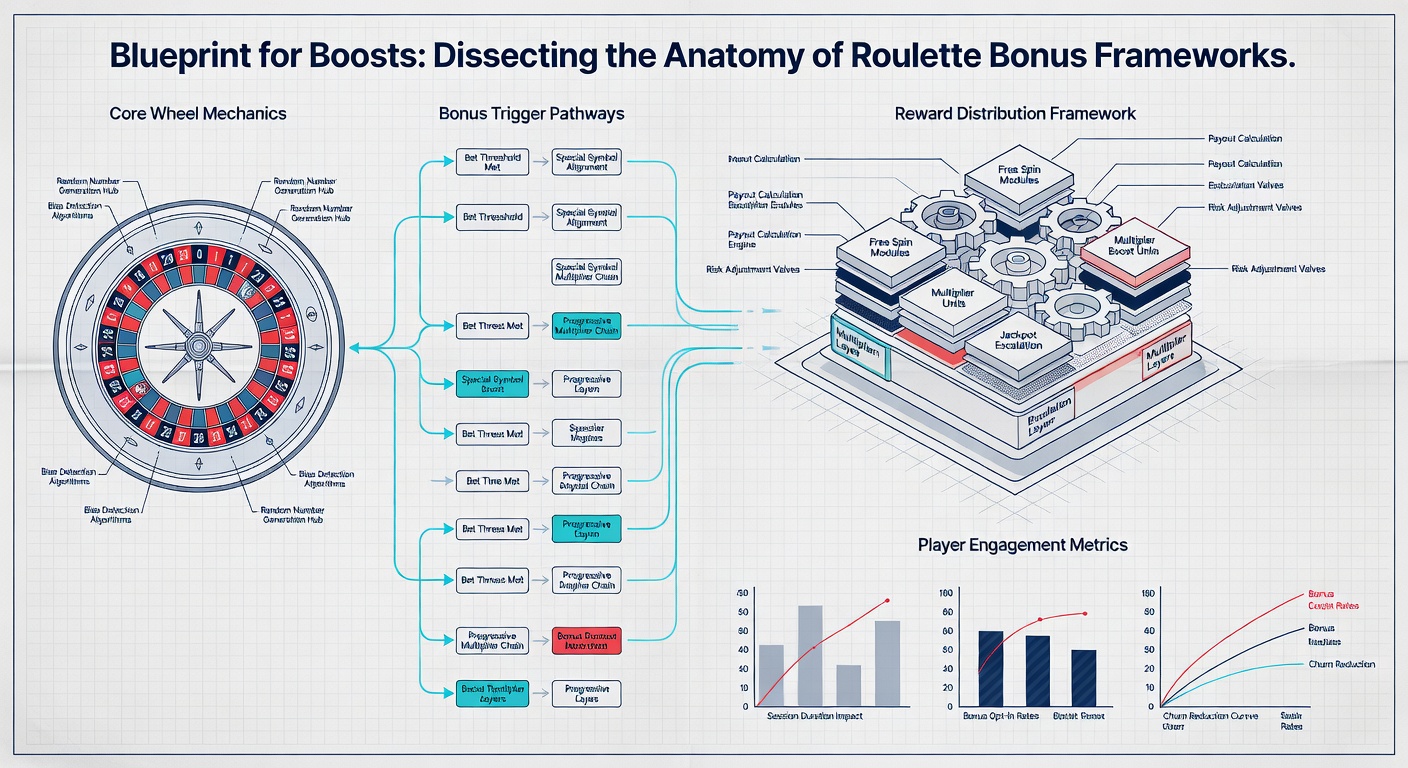 Close-up chart breaking down roulette game contributions to bonus wagering, with bars representing European, French, and American wheels alongside side bet exclusions
