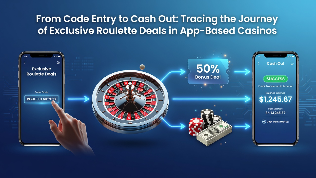 Smartphone displaying roulette game interface with bonus balance tracker and withdrawal request button