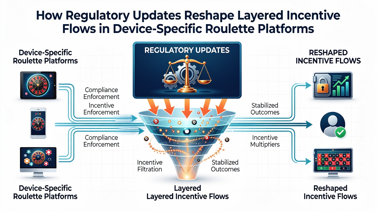Layered bonus flows adjusted for mobile and desktop roulette compliance