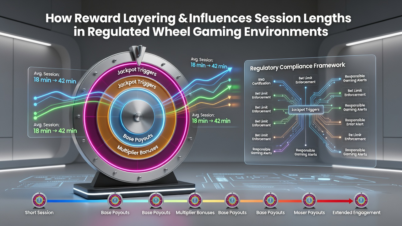 Diagram showing layered reward structures applied to roulette sessions in licensed platforms