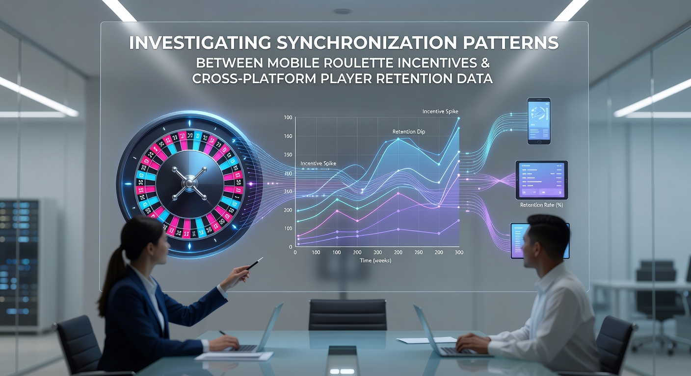 Detailed chart displaying synchronization patterns between mobile roulette incentives and cross-platform player retention metrics over time