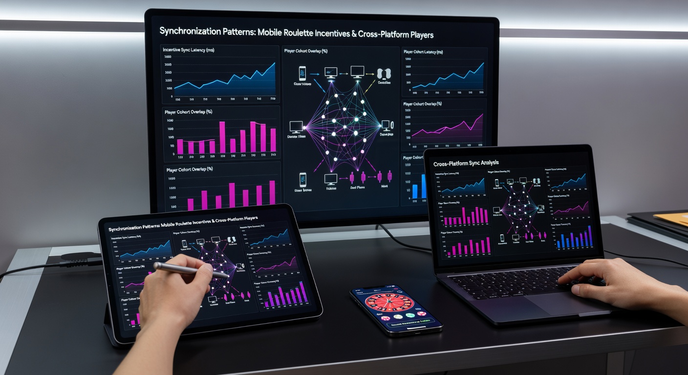 Infographic illustrating retention rate increases tied to synchronized mobile roulette incentive deployments across devices
