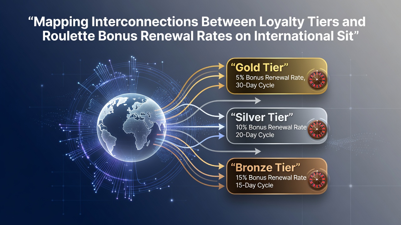 Chart illustrating renewal rate differences by loyalty tier across global roulette platforms