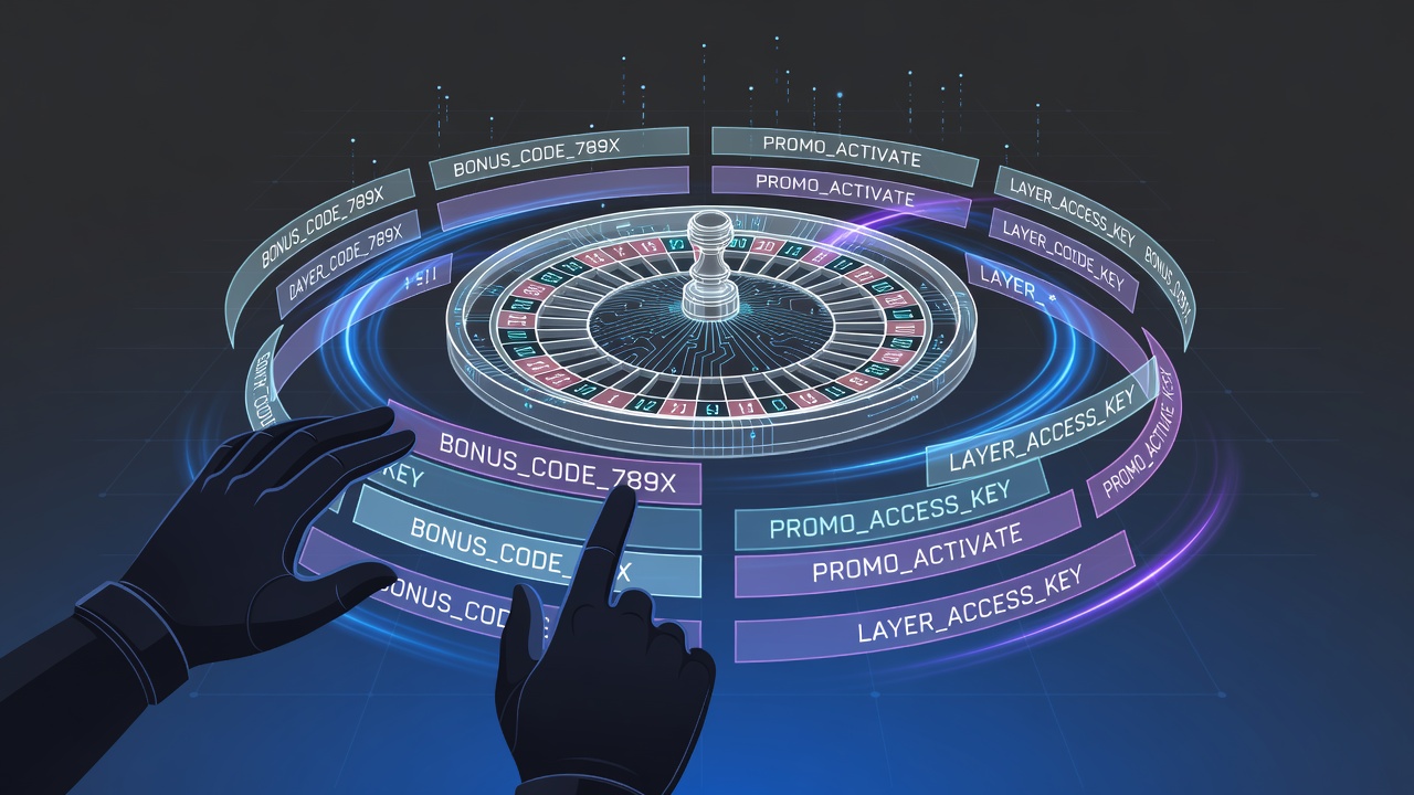 Visual representation of stacked bonus code layers displayed on a digital roulette dashboard