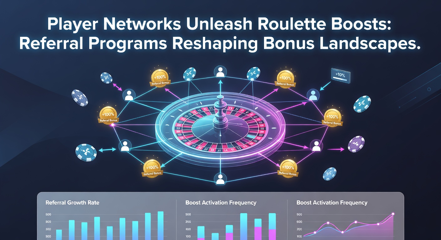 Vibrant network of players connected via digital referrals, exchanging roulette bonus codes on online platforms
