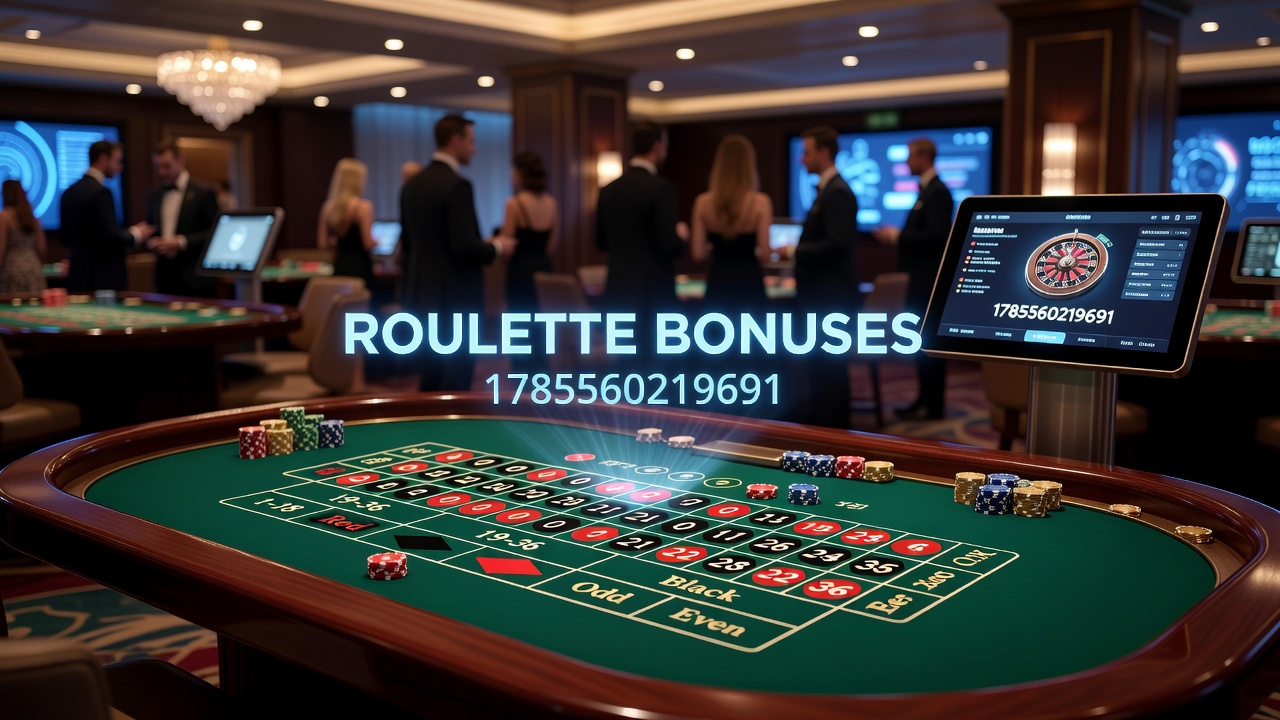 Online casino dashboard showing roulette table and active bonus indicators