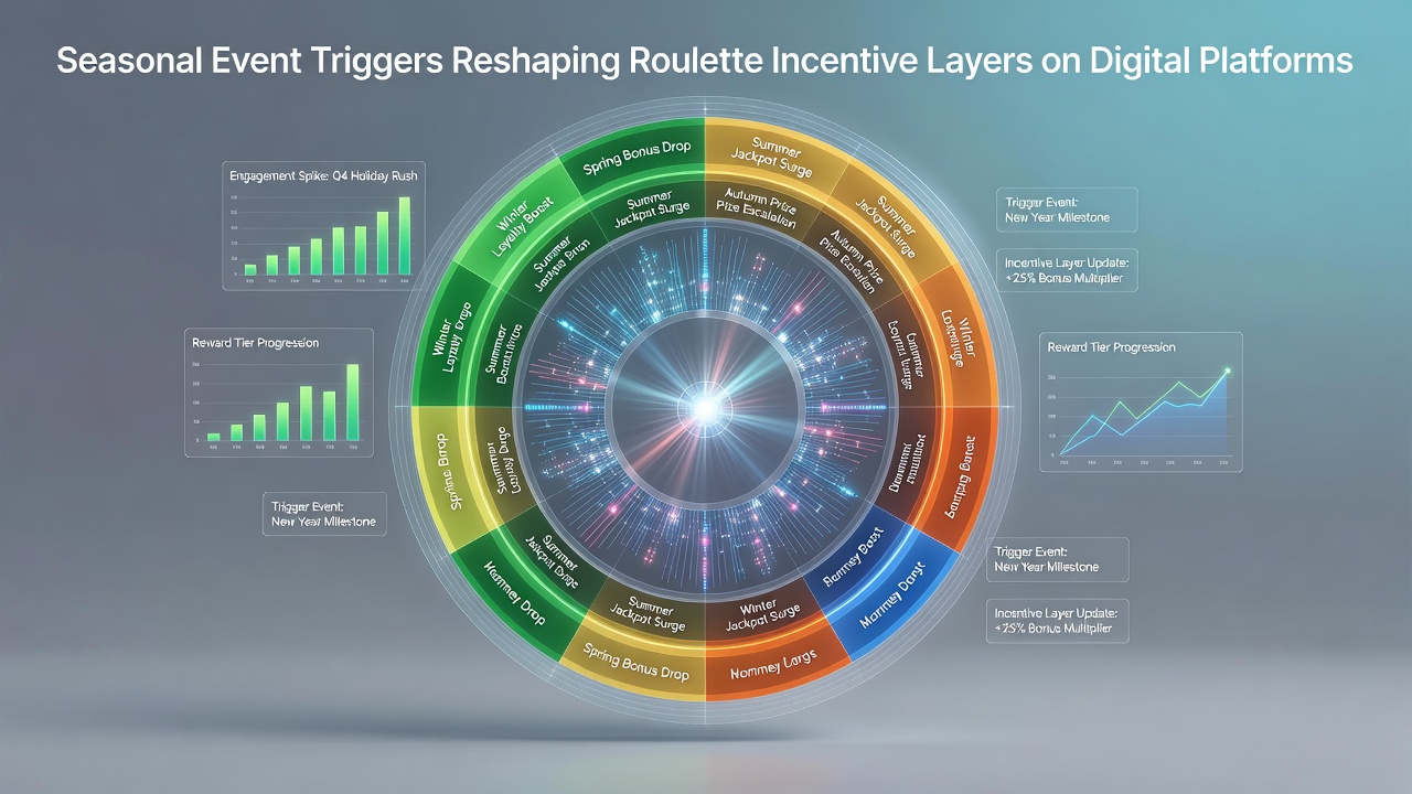 Mobile roulette screen showing stacked seasonal bonuses and progress trackers during a summer event