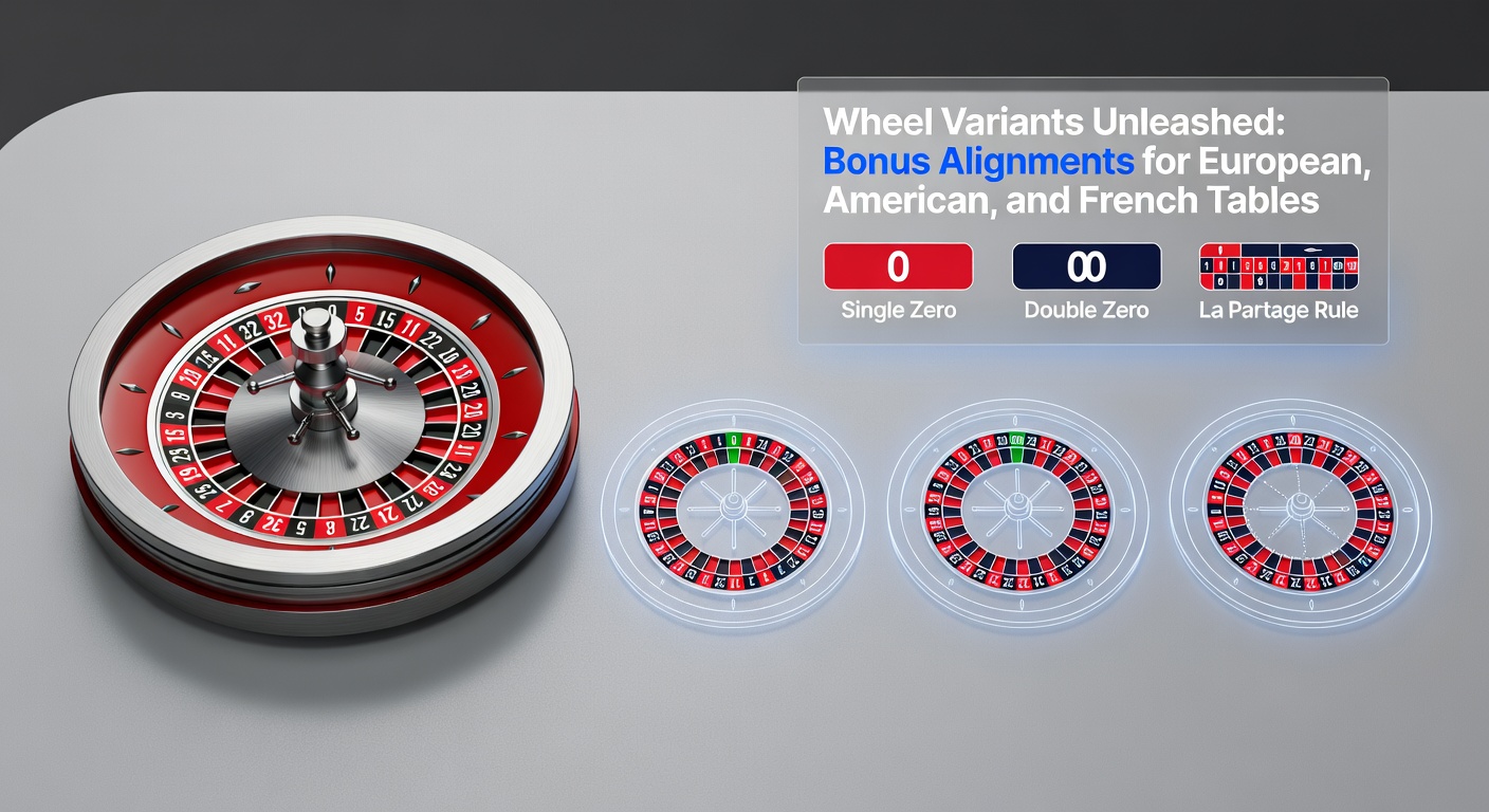 Close-up view of a European roulette wheel highlighting numbered pockets and bonus alignment markers